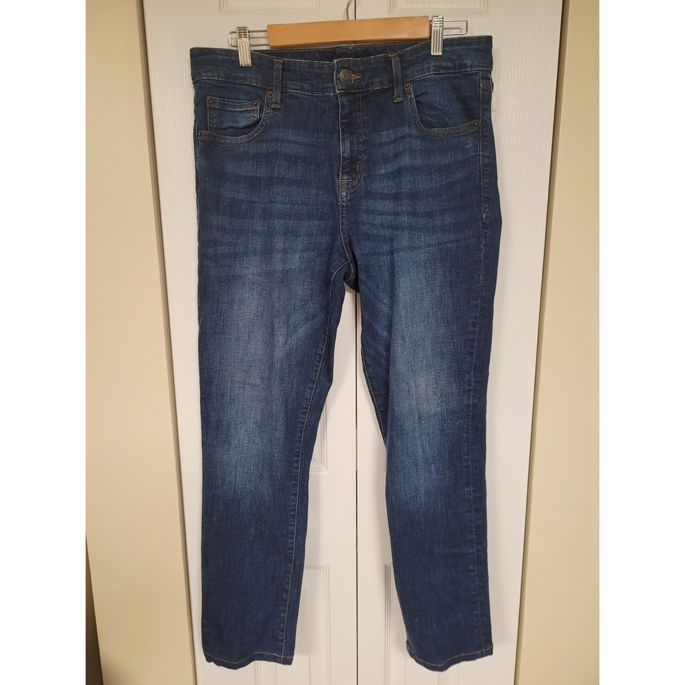 AEROPOSTALE Mid Rise Skinny Jeans Dark Wash Stretch Denim Womens Size 14S